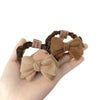 Wholesale Acrylic Handmade Cute Bow Hair Loop For Women High Elasticity Elegant Style
