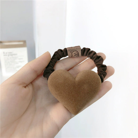 Wholesale Acrylic Handmade Cute Bow Hair Loop For Women High Elasticity Elegant Style