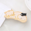Wholesale Acrylic Handmade Duckbill Hairpin Women's Animals Style Kitty Hair Accessories
