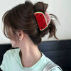 Wholesale Acrylic Handmade Fruit Lemon Style Hair Grab Clip For Women