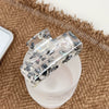 Wholesale Acrylic Handmade Geometric Hollow Hair Grab Clip Jewelry For Women