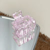Wholesale Acrylic Handmade Geometric Hollow Hair Grab Clip Jewelry For Women