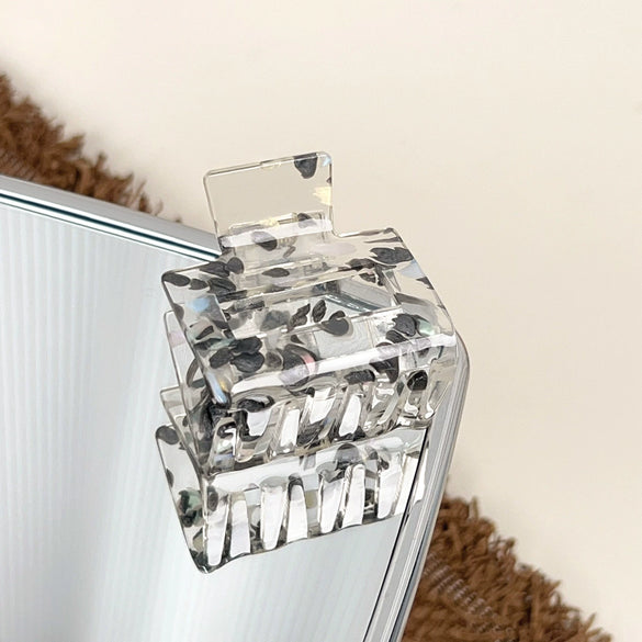 Wholesale Acrylic Handmade Geometric Hollow Hair Grab Clip Jewelry For Women