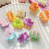 Wholesale Acrylic Handmade Geometric Mini Grab Clip Hairpin For Women Hair Accessories