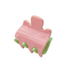 Wholesale Acrylic Handmade Geometric Mini Grab Clip Hairpin For Women Hair Accessories