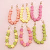 Wholesale Acrylic Handmade Love Chain Jewelry Accessories