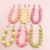 Wholesale Acrylic Handmade Love Chain Jewelry Accessories