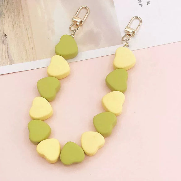 Wholesale Acrylic Handmade Love Chain Jewelry Accessories