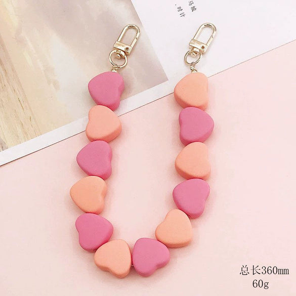 Wholesale Acrylic Handmade Love Chain Jewelry Accessories