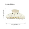 Wholesale Acrylic Handmade Simple Geometric Hollow Women's Hairpin And Shark Clip