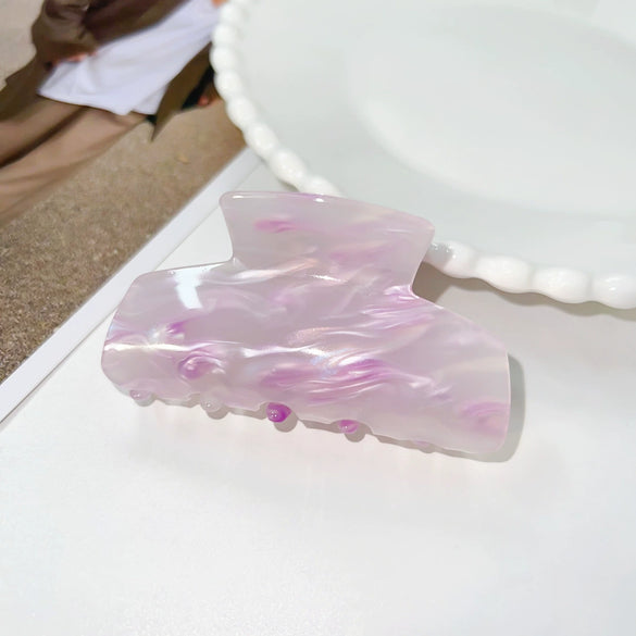 Wholesale Acrylic Handmade Small Fresh Geometric Women's Hairpin Hair Clip Large Shark Clip
