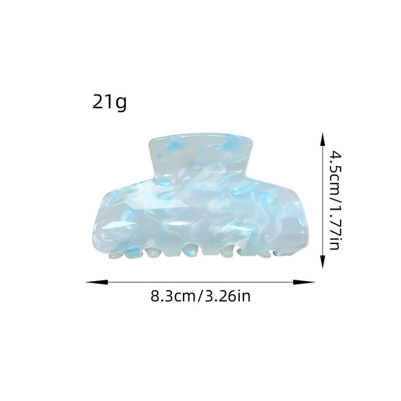 Wholesale Acrylic Handmade Small Fresh Geometric Women's Hairpin Hair Clip Large Shark Clip