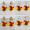 Wholesale Acrylic Handmade Turkey Asymmetric Pendant Earrings With Cartoon Characters And Geometric Patterns For Women