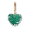 Wholesale Acrylic Heart Pendant Necklace With Colorful Love Pattern And Electroplating Process