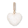 Wholesale Acrylic Heart Pendant Necklace With Colorful Love Pattern And Electroplating Process