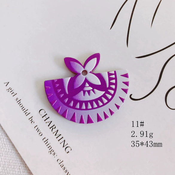 Wholesale Acrylic Jewelry Accessories With Three Dimensional Printing Pattern For Diy