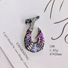 Wholesale Acrylic Jewelry Accessories With Three Dimensional Printing Pattern For Diy