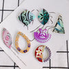Wholesale Acrylic Jewelry Accessories With Three Dimensional Printing Pattern For Diy