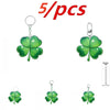 Wholesale Acrylic Keychain With Four Leaf Clover Pattern And Color Printing Creative Gift Pendant