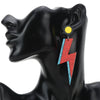 Wholesale Acrylic Lightning Three Dimensional Punk Creative Fun Women's Pendant Earrings