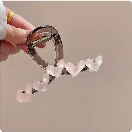 Wholesale Acrylic Love Hairpin Handmade Women's Highgrade Grip Clip