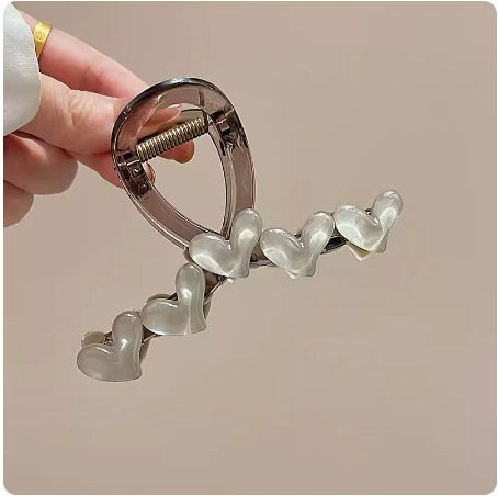 Wholesale Acrylic Love Hairpin Handmade Women's Highgrade Grip Clip