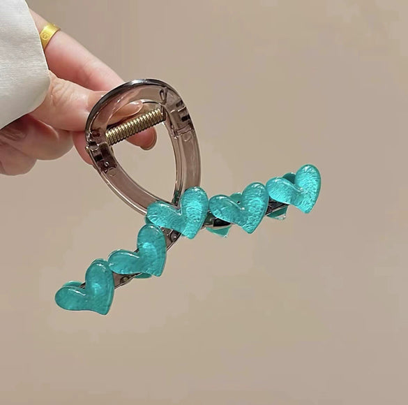 Wholesale Acrylic Love Hairpin Handmade Women's Highgrade Grip Clip