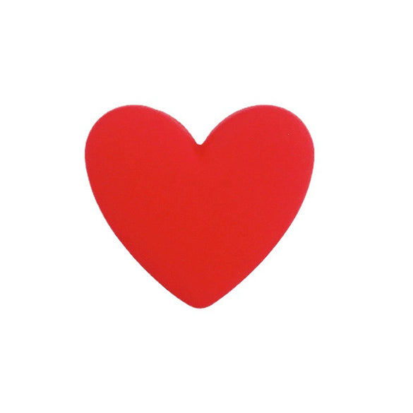 Wholesale Acrylic Love Shape Phone Case Accessories And Shoes Accessories With Baking Paint Finish