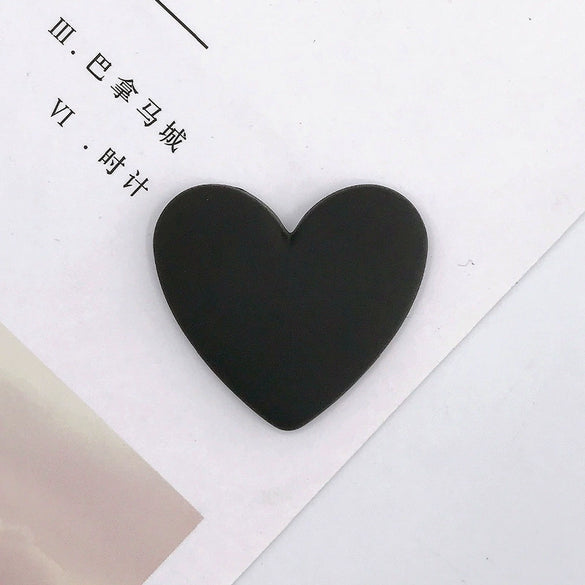 Wholesale Acrylic Love Shape Phone Case Accessories And Shoes Accessories With Baking Paint Finish