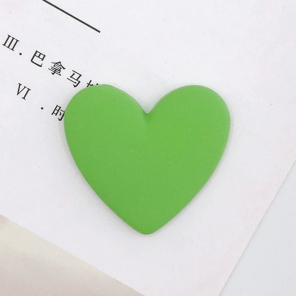 Wholesale Acrylic Love Shape Phone Case Accessories And Shoes Accessories With Baking Paint Finish