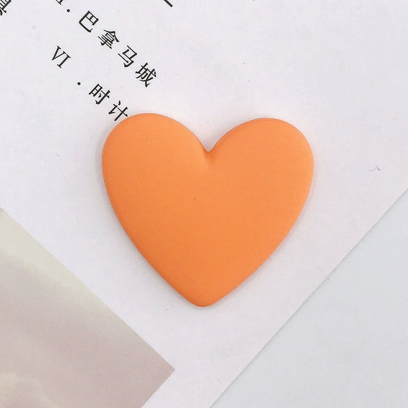 Wholesale Acrylic Love Shape Phone Case Accessories And Shoes Accessories With Baking Paint Finish