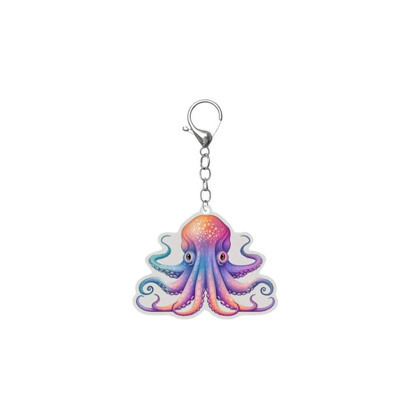 Wholesale Acrylic Marine Animal Dolphin Keychain Accessories And Pendants With Printing