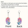 Wholesale Acrylic Marine Animal Dolphin Keychain Accessories And Pendants With Printing