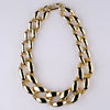 Wholesale Acrylic Necklace Geometric Pattern Painted Ball Chain Exaggerated Clavicle Chain Women's Accessories