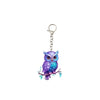 Wholesale Acrylic Owl Printed Ladies Keychain Accessories And Pendants