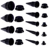 Wholesale Acrylic Pointed Cone Personality Dripping Oil Twoinone Piercing And Ear Expansion Tool Set