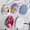 Wholesale Acrylic Printing Flower Relief Small Pendant Earrings Jewelry Accessories
