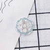 Wholesale Acrylic Resin Geometric Round Relief Rabbit Owl Patch Printing Pendant Jewelry Accessories