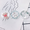 Wholesale Acrylic Resin Geometric Round Relief Rabbit Owl Patch Printing Pendant Jewelry Accessories