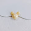 Wholesale Acrylic Resin Jewelry Accessories Simple Color Plated Loose Beads With Cartoon Characters
