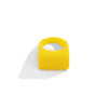 Wholesale Acrylic Resin Ring Geometric Square Style Colorful All Match Cold Style For Women With Environmental Protection Treatment