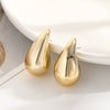 Wholesale Acrylic Simple Geometric Heart Ushape Drop Shape Electroplated Women's Earrings