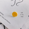 Wholesale Acrylic Stud Earrings Round Shape Solid Color Simple And Sweet Style Environmental Protection Treatment