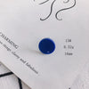 Wholesale Acrylic Stud Earrings Round Shape Solid Color Simple And Sweet Style Environmental Protection Treatment