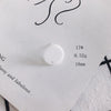 Wholesale Acrylic Stud Earrings Round Shape Solid Color Simple And Sweet Style Environmental Protection Treatment