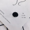 Wholesale Acrylic Stud Earrings Round Shape Solid Color Simple And Sweet Style Environmental Protection Treatment