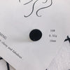 Wholesale Acrylic Stud Earrings Round Shape Solid Color Simple And Sweet Style Environmental Protection Treatment