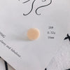Wholesale Acrylic Stud Earrings Round Shape Solid Color Simple And Sweet Style Environmental Protection Treatment
