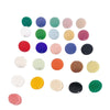 Wholesale Acrylic Stud Earrings Round Shape Solid Color Simple And Sweet Style Environmental Protection Treatment