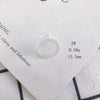 Wholesale Acrylic Stud Earrings Round Shape Solid Color Simple And Sweet Style Environmental Protection Treatment